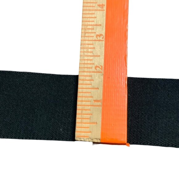 Vtg Elastic Waist Belt With Ornate Gold-Tone Scroll Floral Buckle - Picture 4 of 7